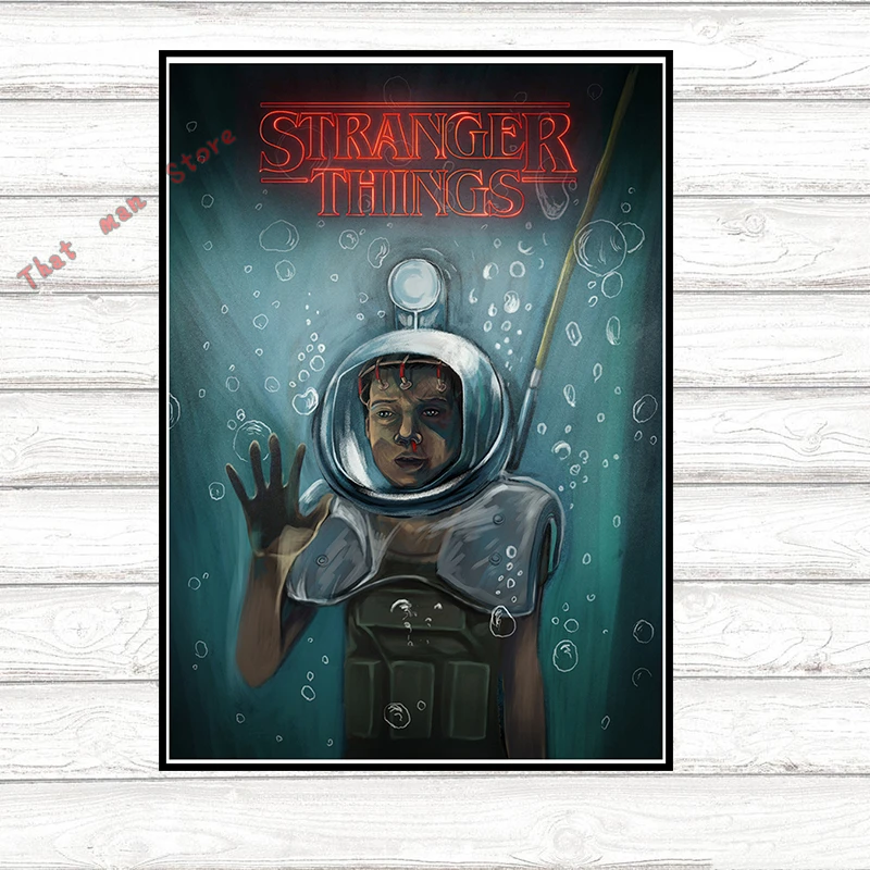 Season 2 Sci-Fi Stranger Things Horror coated paper Poster Decorative Wall Paper Posters Home Decor Gift | Дом и сад