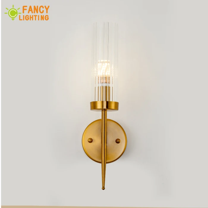 1 PCS Lampshade E14 Светодиодный светильник бесплатно) скандинавский настенный светильник, светодиодный настенный светильник для дома, ванной комнаты/спальни, светильник со стеклянным абажуром, настенный светильник wandlamp - Цвет абажура: 1 PCS Lampshade