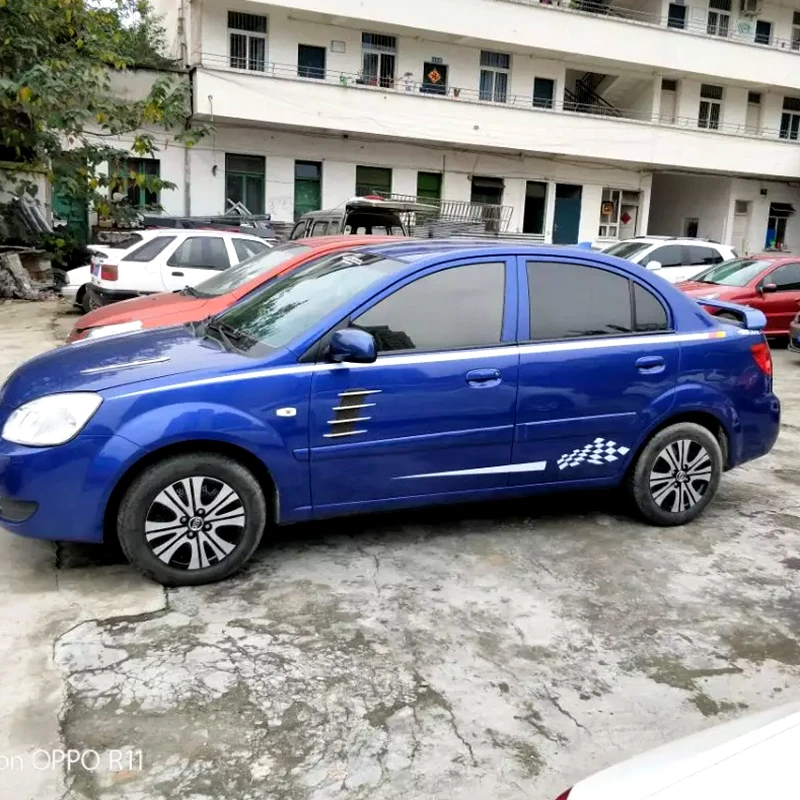 2008 2009 2010 2011 для KIA RIO красный стоп-светильник задний спойлер багажника по грунтовке или сделай сам цветной обтекаемый спойлер RIO