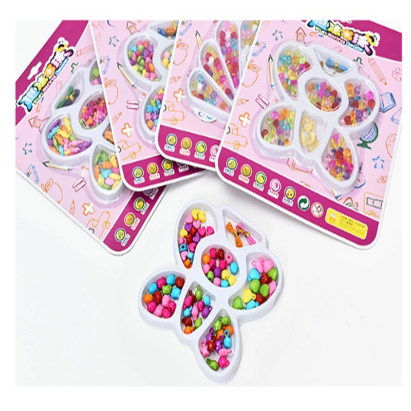 1 set children DIY toy material suit fashion cute creative handmade necklace bracelet | Игрушки и хобби
