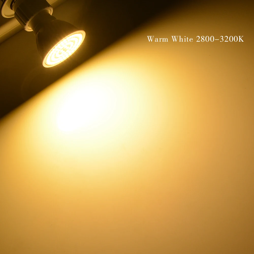 220 В GU10 MR16 2835 5730 SMD Светодиодная лампа прожектор светодиодная GU5.3 Lamparas точечный