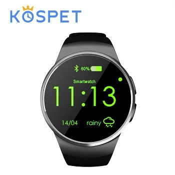 KOSPET KW18 Bluetooth Смарт часы полный экран Поддержка SIM 1," сенсорный экран MTK2502C бизнес смарт часы телефон