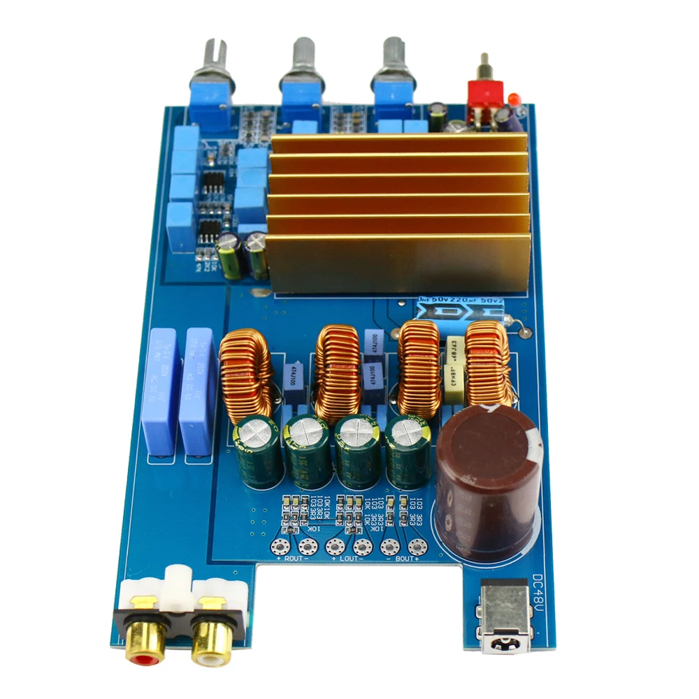 GHXAMP TPA3255 цифровой Hifi усилитель плата 150 Вт* 2+ 300 Вт Класс D 2,1 канальный усилитель высокой мощности плата постоянного тока 30 В-48 В 1 шт