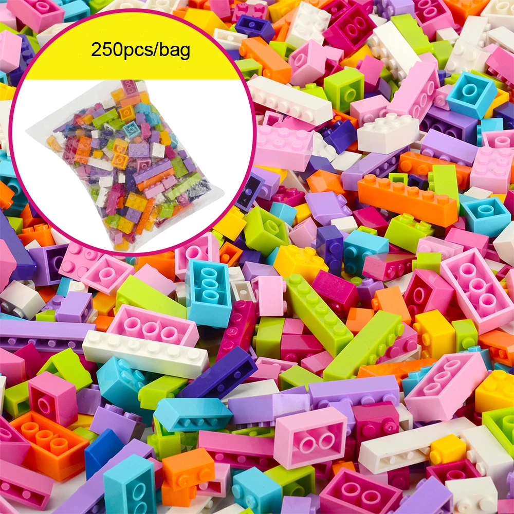 2000 шт. строительные блоки город DIY Кирпич основная Модель Цифры развивающие