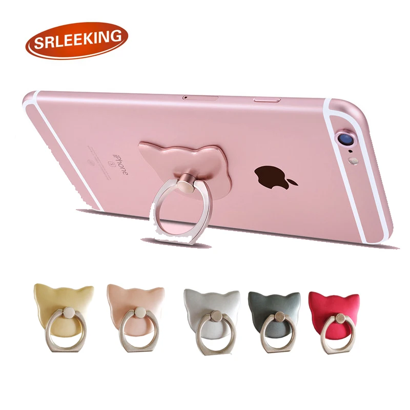 SRLEEKING кольцо для сотового телефона кошачье держатель Универсальное мобильного