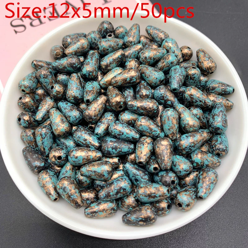 

New Acrylic Beads Simulation Spacer Loose Beads For Jewelry Making DIY Bracelet Earring Wholesale#Water droplets