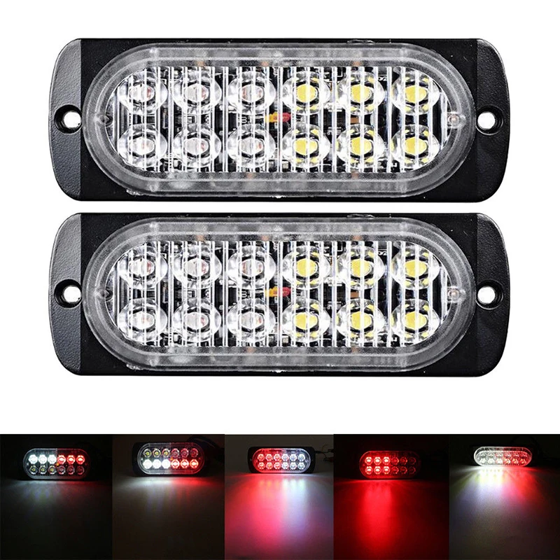 DC 12 V 24 мигающий 36 Вт 12LED грузовик внешний Строб прицепы Мотоциклы Горячая