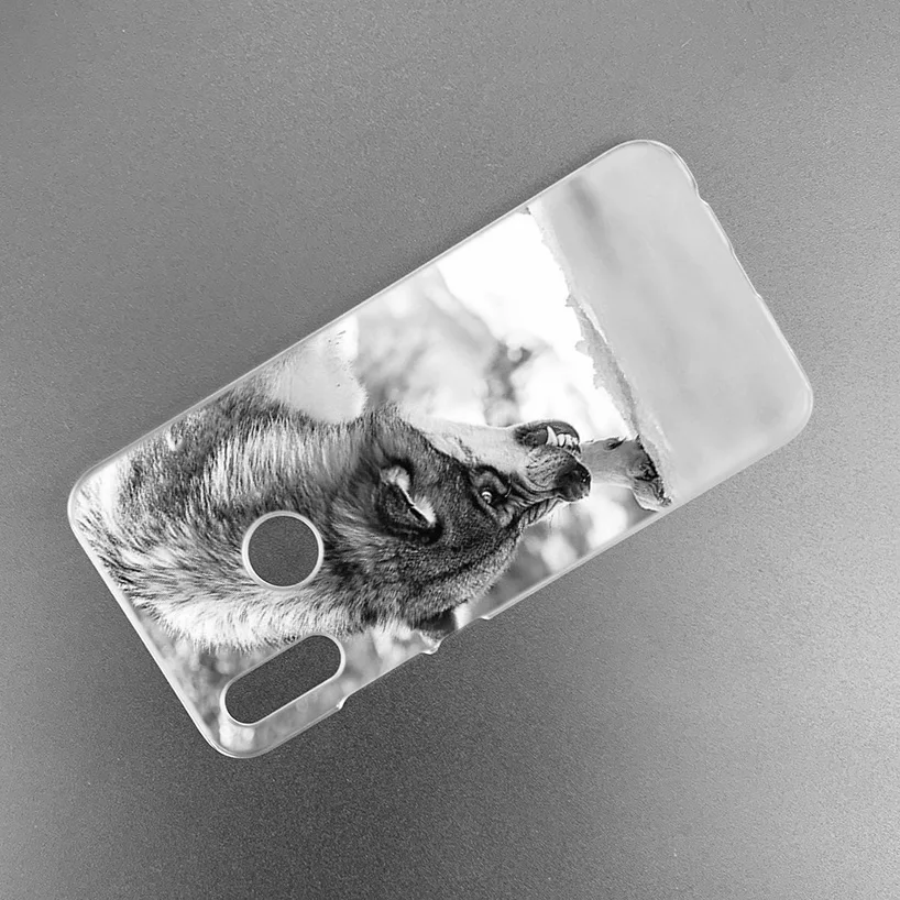Девушка и чехол с волком для huawei Honor 8X Y9 9 10 Lite Play 8C 8S 8A Pro V20 20i 10i Y6 Y7 Жесткий PC Coque Capa чехол для телефона