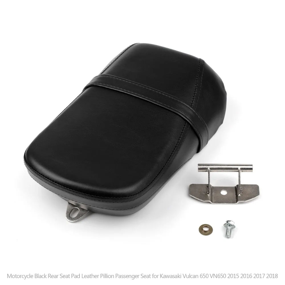 Areyourshop мотоцикла для Kawasaki Vulcan 650 VN650- сзади пассажира на заднем сиденье Pad сиденья черный мотор Стайлинг охватывает