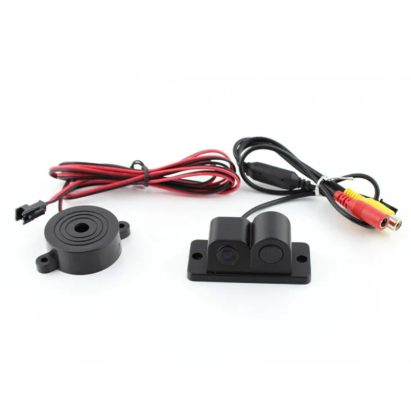 

CCD Car Rearview Camera 2 in 1 LED HD Car Reverse Backup 170 degree wide angle Parking sensors Radar
