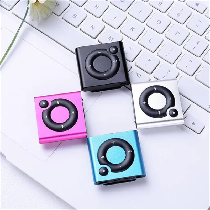Новый металлический зеркальный портативный mp3 плеер мини с клипсой