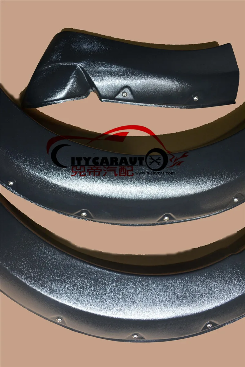 CITYCARAUTO, автомобильный Стайлинг, литье, 6 шт., полный набор, крыло, вспышка, для BT-50, BT50, широкое тело, колесо, арка, крыло, ABS пластик
