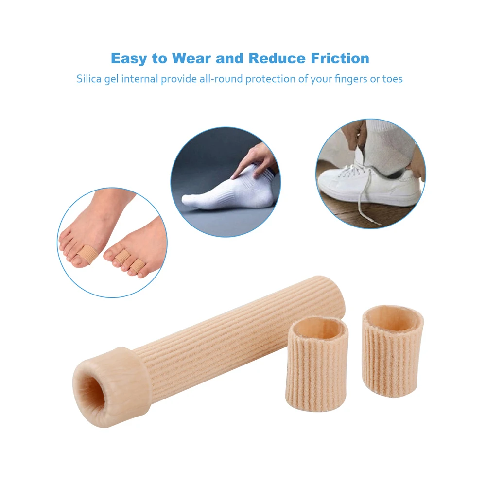 Demine вставки для пальцев ног трубка вальгусной деформации мозолей пароникья