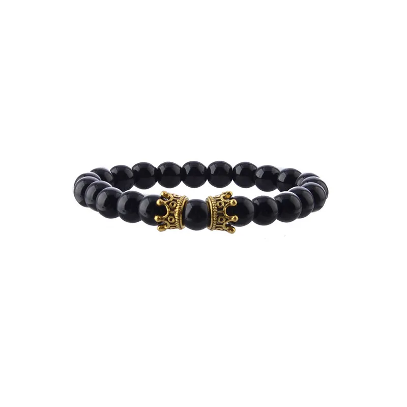 CAIYLAAM Fashion Jewelry Ancient Gold Lion Head Shape Bracelet Sets for Men Vintage Style Beads Bracelets 2 Pcs/Set For Women | Украшения и