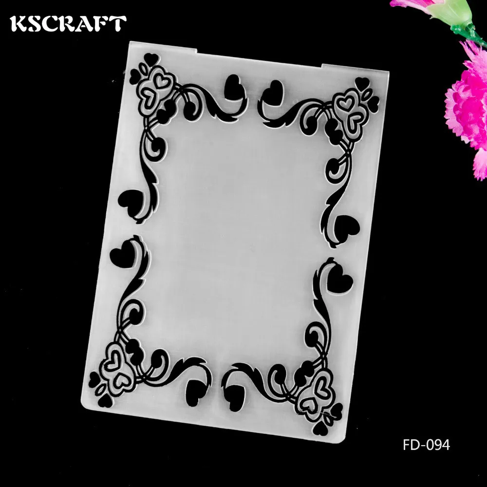 

KSCRAFT Love пластиковые папки для тиснения для рукоделия скрапбукинга бумажные ремесла/Отделочные принадлежности для карт