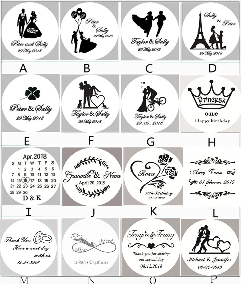 Набор из 50 персонализированных металлических брелоков для ключей Открывашки