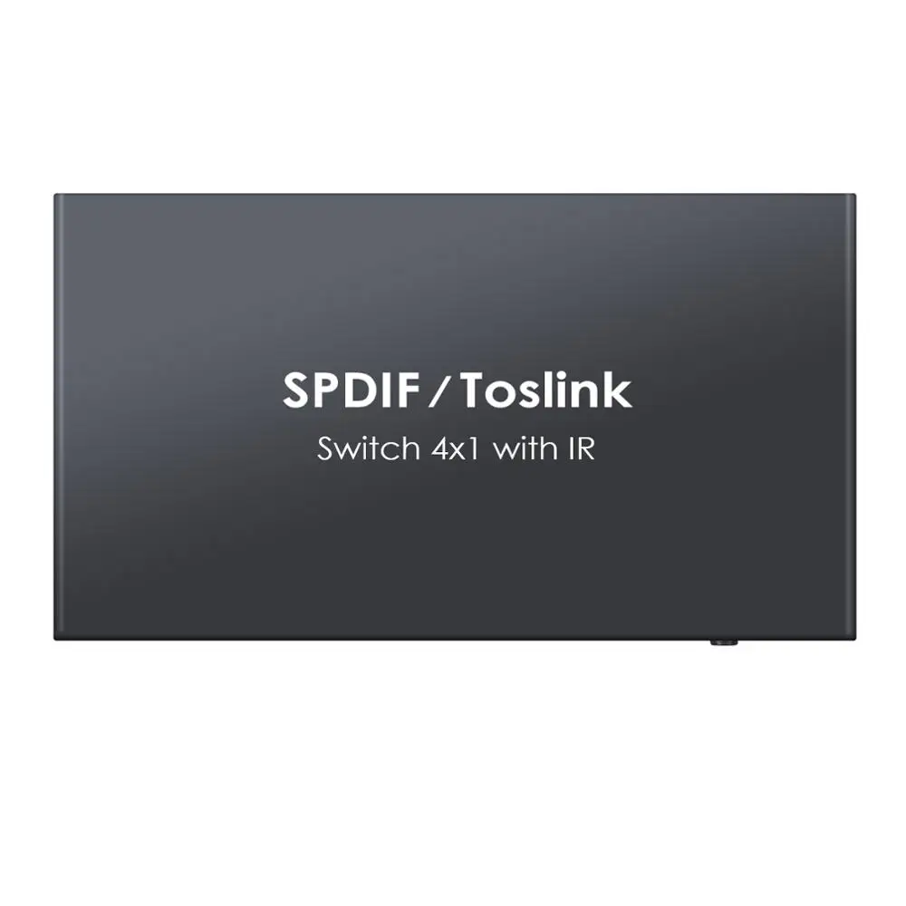 PROSTER Toslink переключатель 4X1 Оптический для DTS AC 3 аудио коммутатор 4 порта пульт