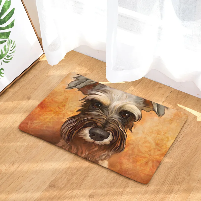 Милые коврики с рисунком собаки для ванной комнаты забавные домашние напольные