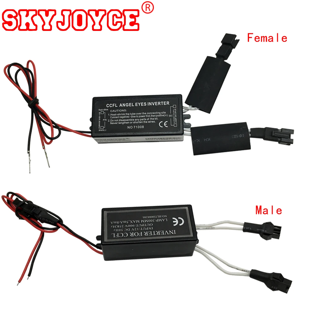 SKYJOYCE 2 шт. 12 В CCFL инвертор Замена 1 для ламп ccfl глаза ангела drl драйвер гало кольцо
