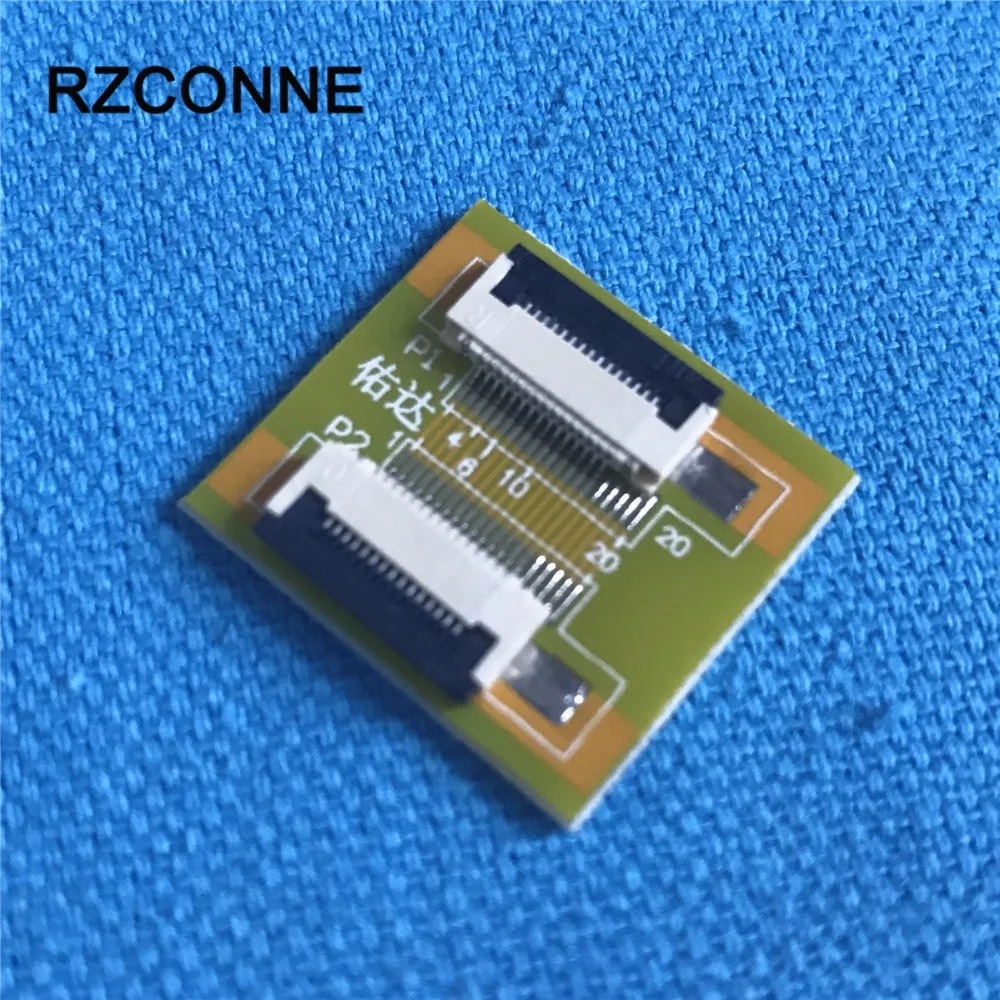 2 комплекта 15Pin FPC разъем 0 5 мм шаг адаптер с удлинителем плоский кабель FFC удлинить