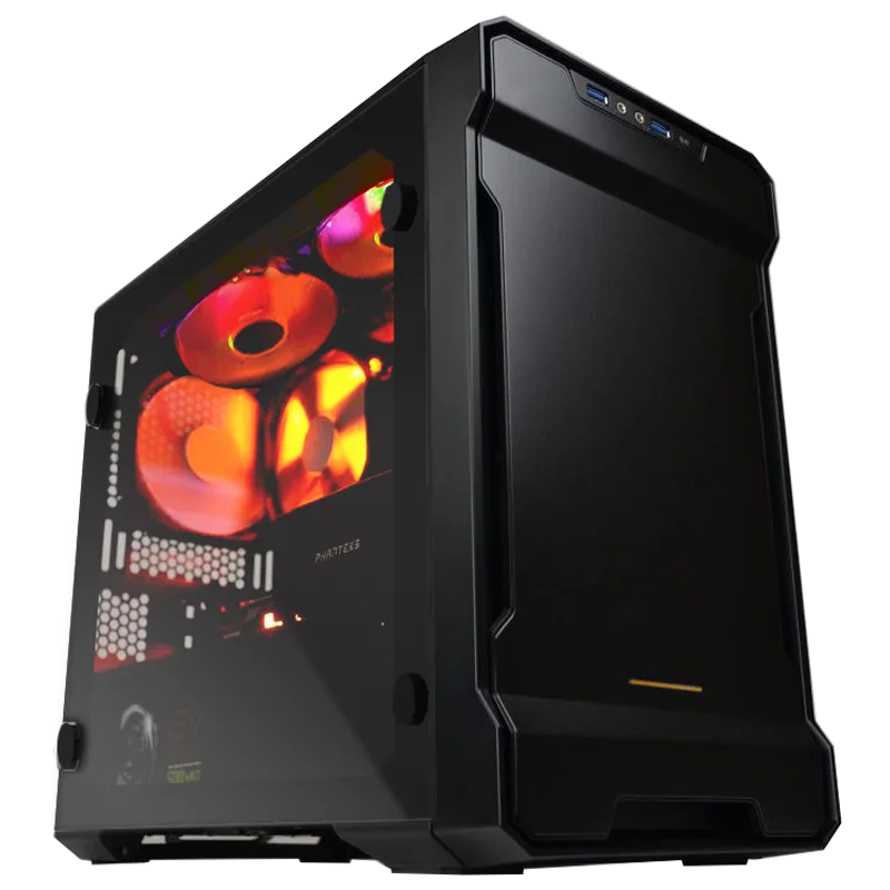 PHANTEKS 215PTG Mini-ITX RGB computer case(ITX motherboard / 280 water cooled / long graphics / with silent 140mm fan