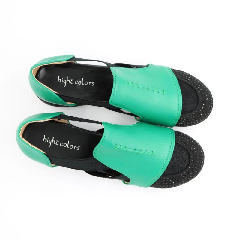 Женские босоножки в стиле пэчворк с вырезами размеры 40 41|summer sandals|fashion women sandalswomen