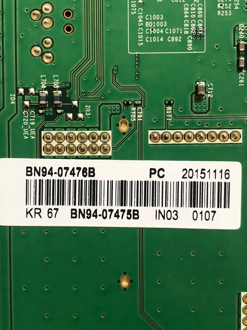 Соединительный узел для samsung UA55F90000AJ UA65F9000AJ для материнской платы BN94-07475B UHD внешняя сетевая коробка