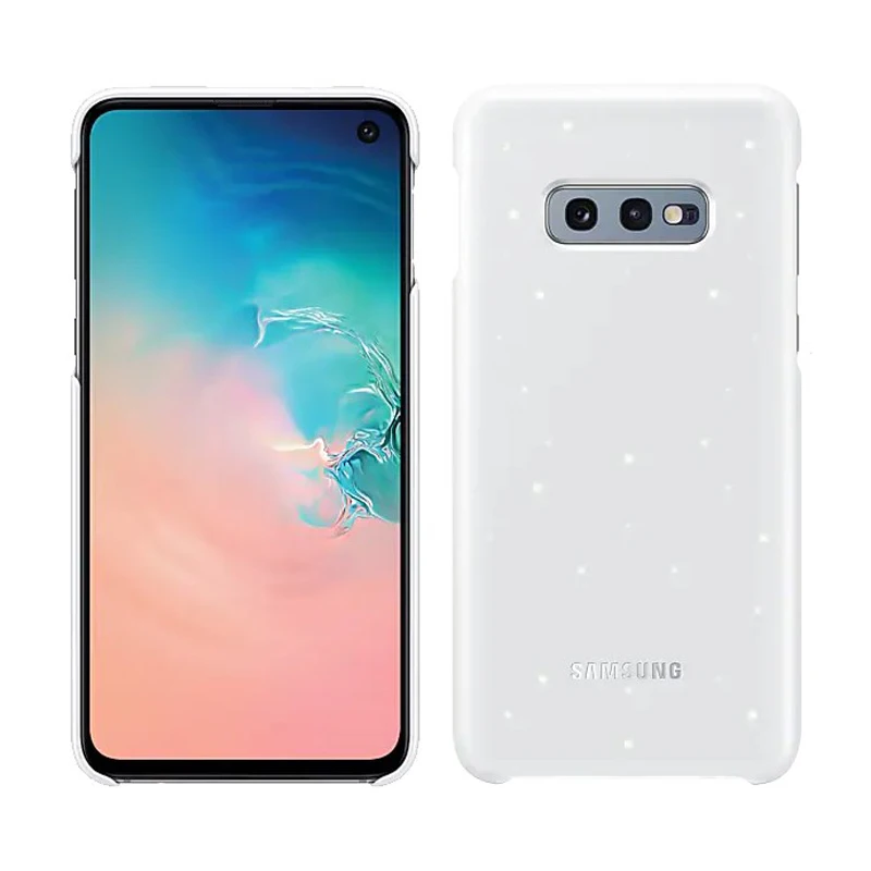 

Samsung Original Emotional Led Lighting Effect Phone Cover For Galaxy S10 X Plus S10+ S10Plus S10e SM-G9730 SM-G9750 Phone Case