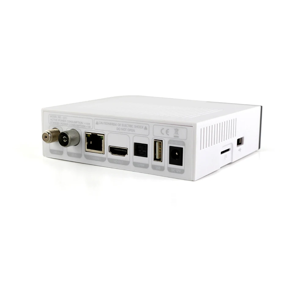GTmedia GTC декодер DVB-S2 DVB-C DVB-T2 ISDB-T Amlogic S905D android 6,0 ТВ контейнер под элемент питания 2 Гб Оперативная память 16 Гб Встроенная память BT4.0 Freesat GTC верхний приемник