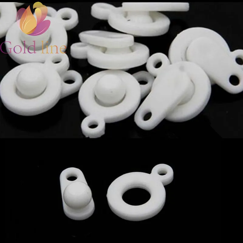 20 шт. гипоаллергенный пластиковые оснастки пряжкой Цепочки и ожерелья браслеты с