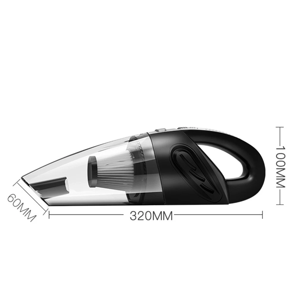 USB 12 W автомобильный пылесос мини ручной влажный сухой пылеуловитель пылесборник