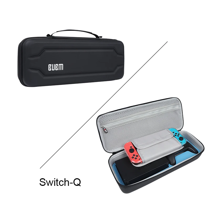 BUBM для nintendo Switch защитный чехол для переноски Чехол для консоли переключателя и аксессуары с игровыми держатели для картриджей - Цвет: -Q