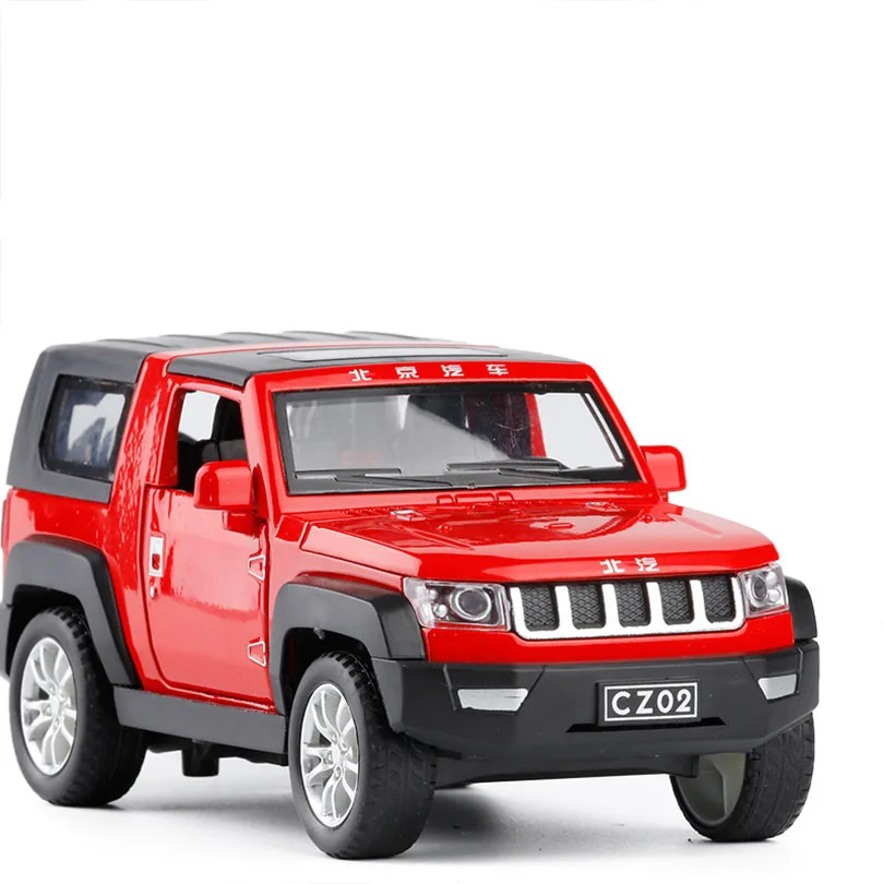 Модель автомобиля 1/32 BJ400 Wolf Warriors bj модель из сплава детские игрушки настоящая