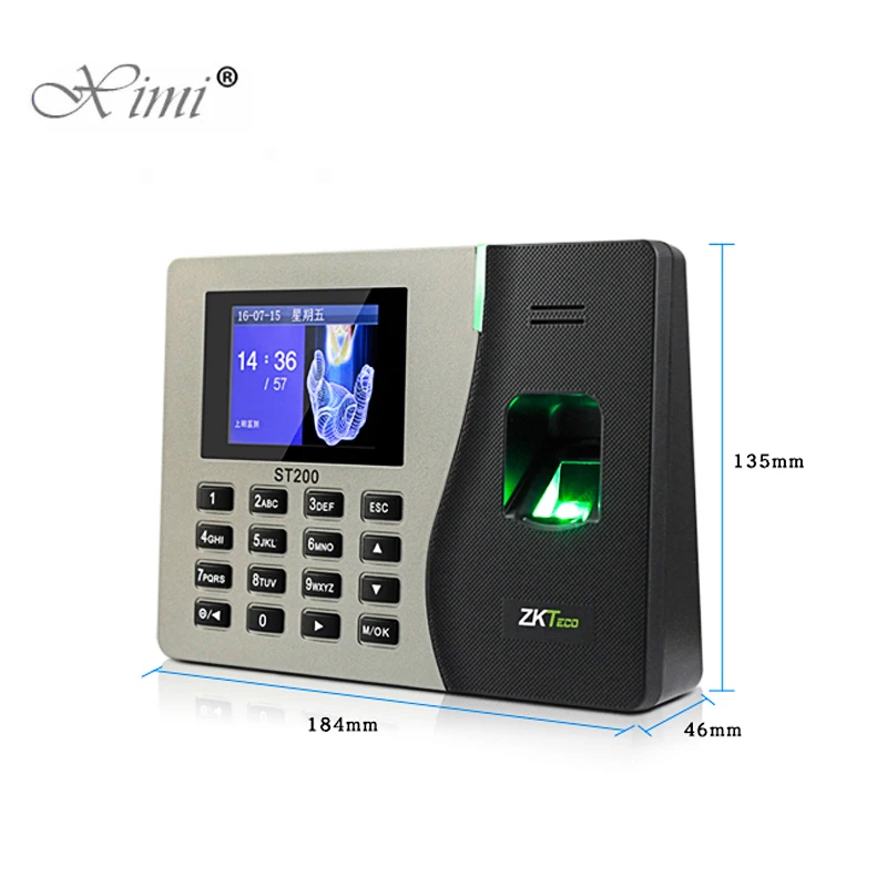 Новое поступление ZK Биометрический отпечаток пальца посещаемость времени с RFID