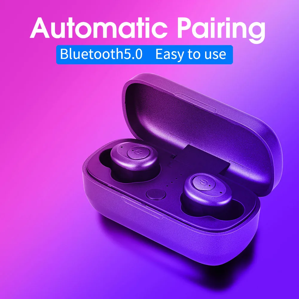 IPUDIS iT01 Bluetooth наушники V5.0 беспроводные TWS мини стерео наушники HiFi гарнитура с зарядным устройством HD микрофон