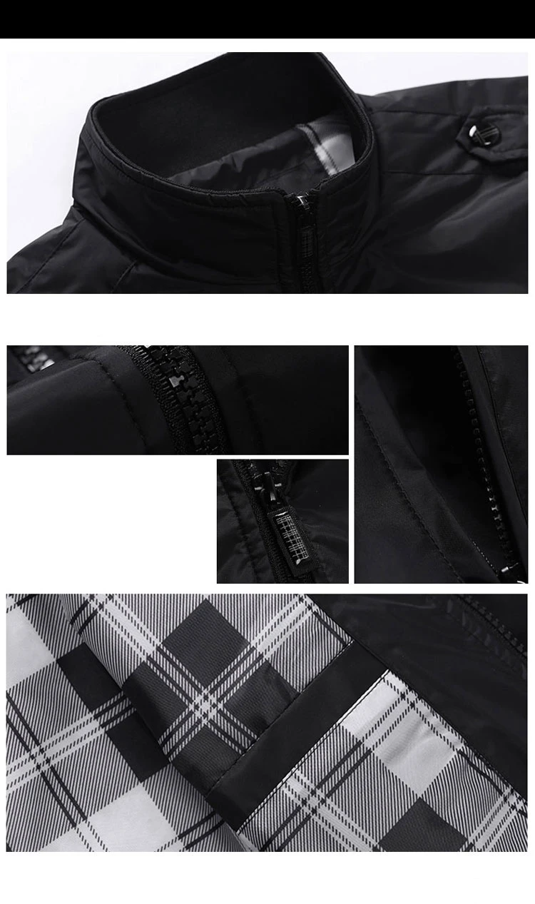 DAVYDAISY, новинка, мужская куртка, L-5XL, мужская верхняя одежда на весну и осень, мандарин, повседневные Модные мужские пальто, мужские куртки-бомберы JK103