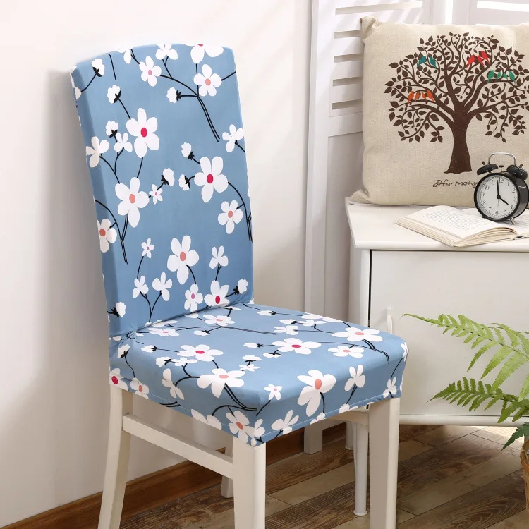 Chic Absorb Sweat Stretch Dining Chair Protector Slipcover Cover Spandex Removable Anti-slip Shabby Seat Decoration Case | Дом и сад
