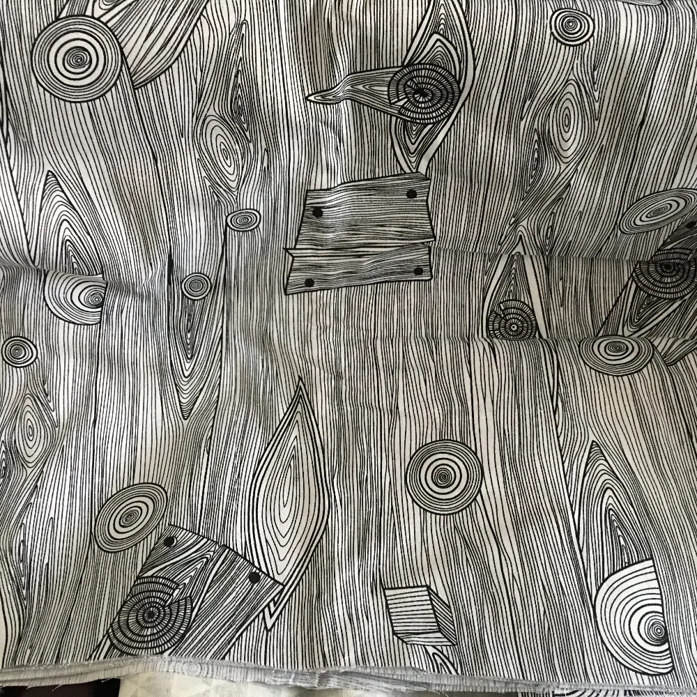 50x150 см хлопчатобумажная льняная ткань для творчества Декор дома с принтом