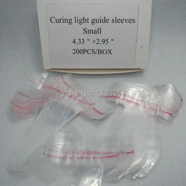 200 шт. Новый светильник отверждения рукава направляющие Размер 4 33 &quotx 2 95&quot
