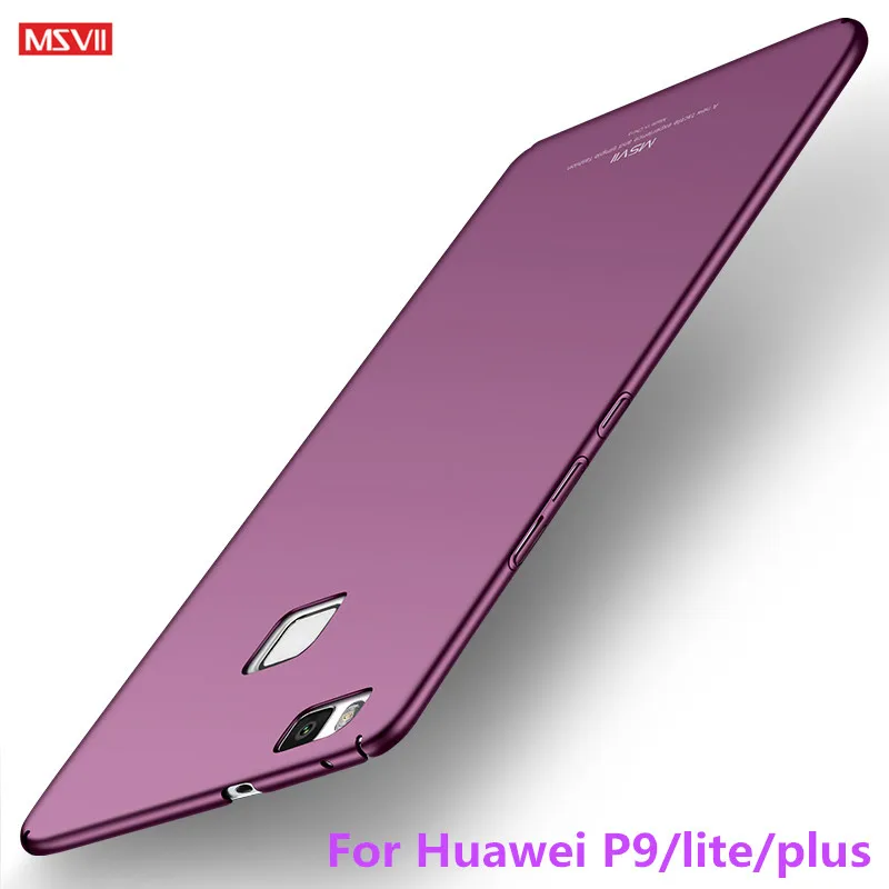 Чехол Msvii для Huawei P9 lite Роскошный чехол plus 360 полная защита Ультратонкий Жесткий из