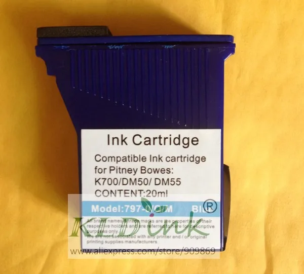 165 шт. почтовые чернила для pitney bowes DM50 совместимые с 797 0 0SB K780002|ink blue|pitney |
