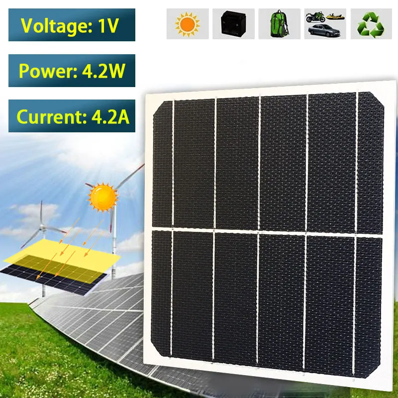 Солнечные батареи Солнечное зарядное устройство 1 в солнечная панель мини