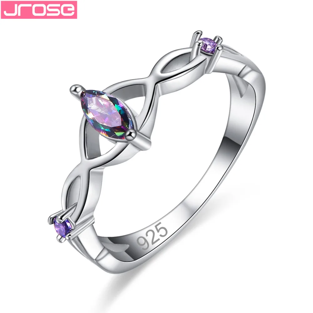 Женское кольцо из серебра 925 пробы с фианитом|ring size|ring size 6fashion rings |