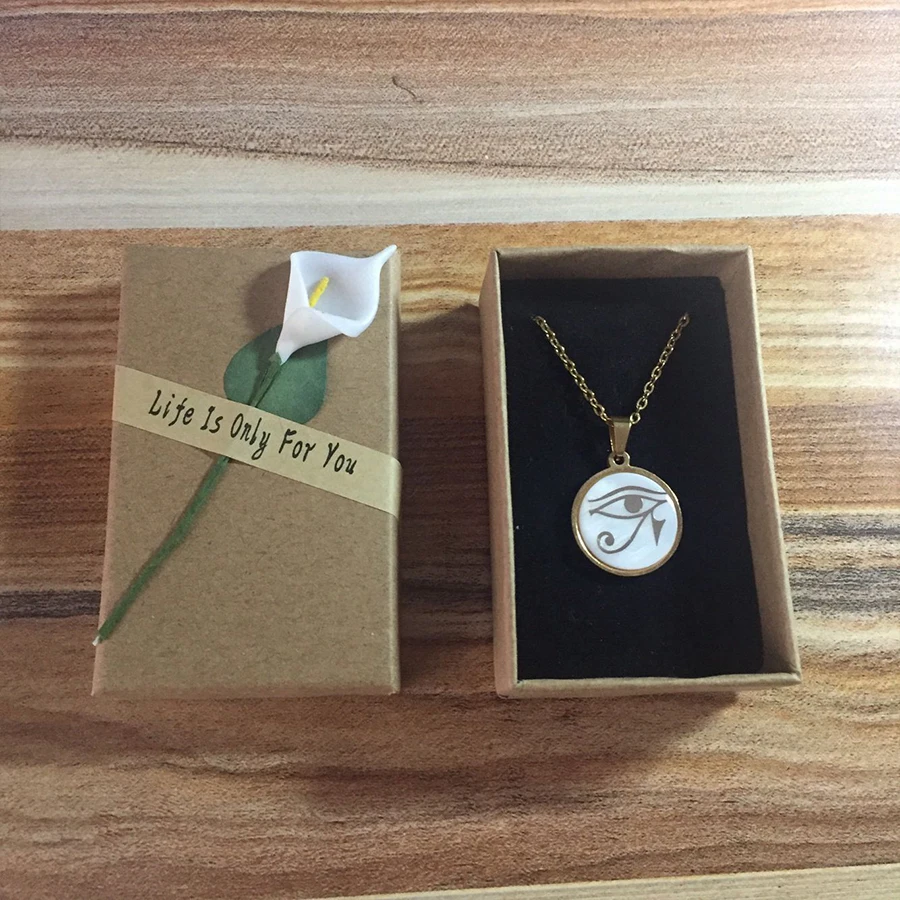 Модное женское ожерелье HOBBORN с изображением коры египетского глаза Horus женские