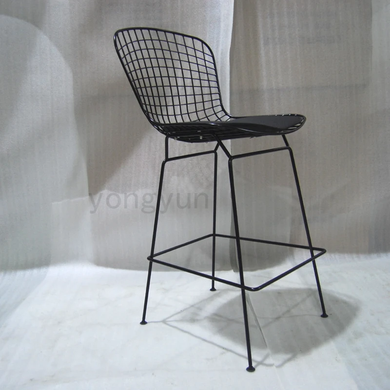 Барный стул барный стальной корпус с порошковым покрытием и ПУ подушка обеденный