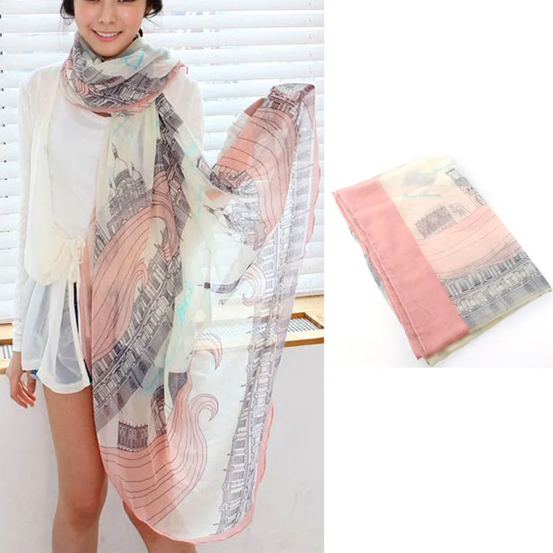 Эйфелева башня принт Европейский стиль очаровательный элегантный длинный