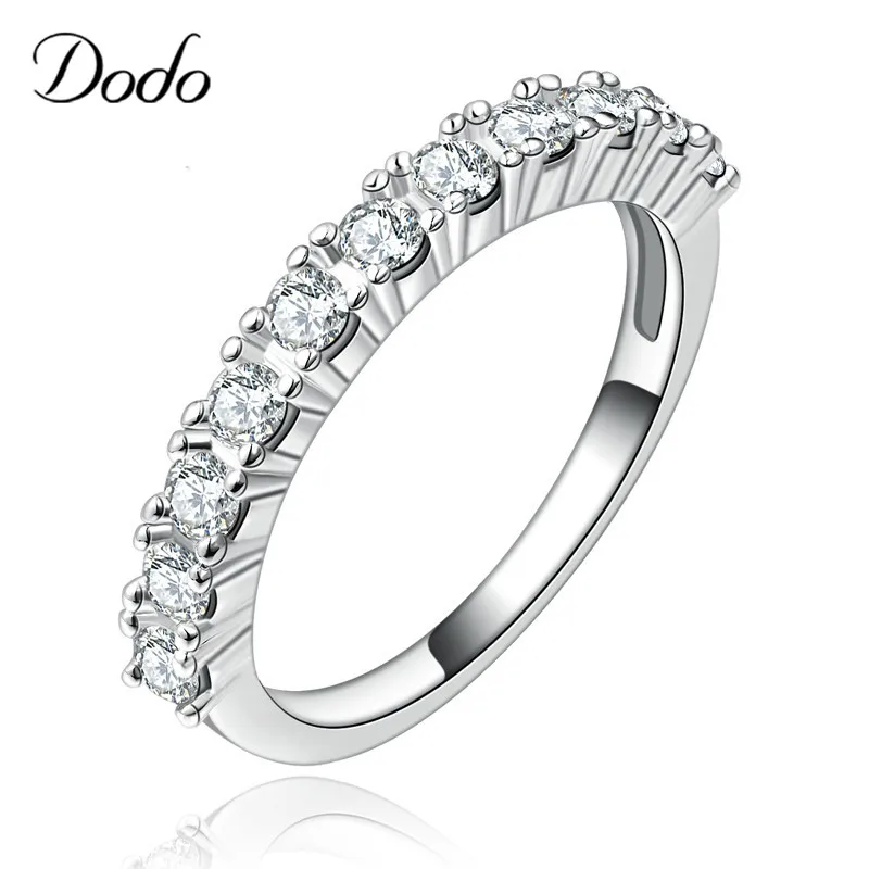 Кольцо DODO серебристое средней длины для женщин винтажное обручальное ювелирное