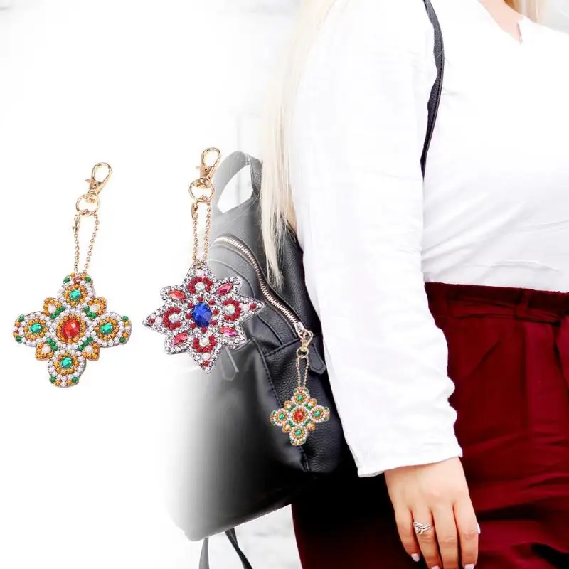 4 шт полностью своими руками особой формы алмазов картина брелок-подвеска