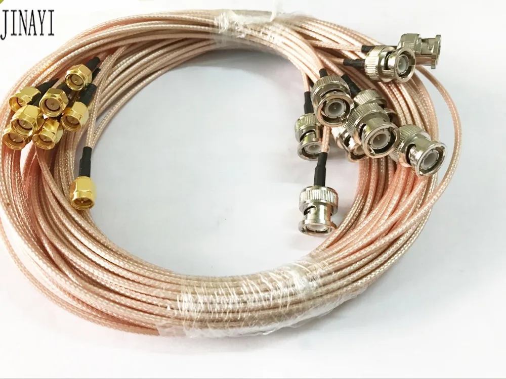 10 шт. коннекторы адаптеры с разъемом SMA Male на BNC RF Pigtail Cable 2 м RG316|sma male connector|sma connectorsma