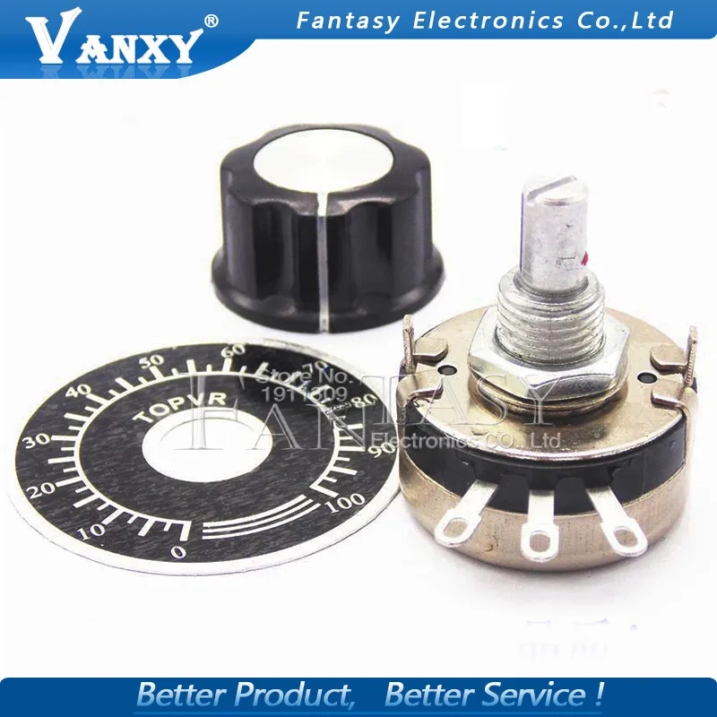 1 набор WTH118 DIY Kit Parts 2W 1A потенциометр 1K 2 K 4 7 10K 22K 47K 100K 470K 1M|Потенциометры| |